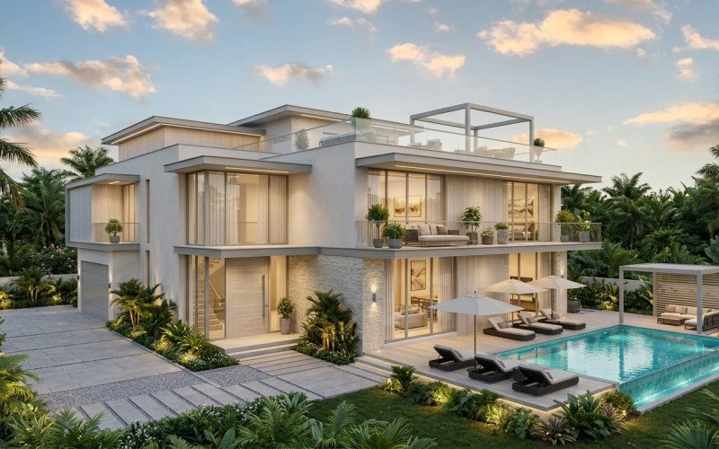 Minimal Elegant Home Elevation | Clean & Classy Architecture